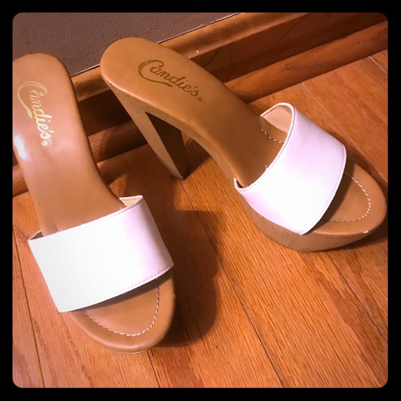 candies platform sandals